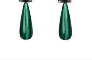 NEW BOUNKIT women's astraea earrings in dark blue